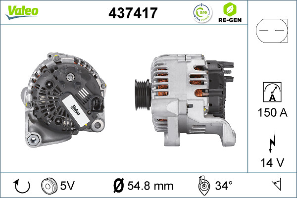 VALEO 437417 Generator