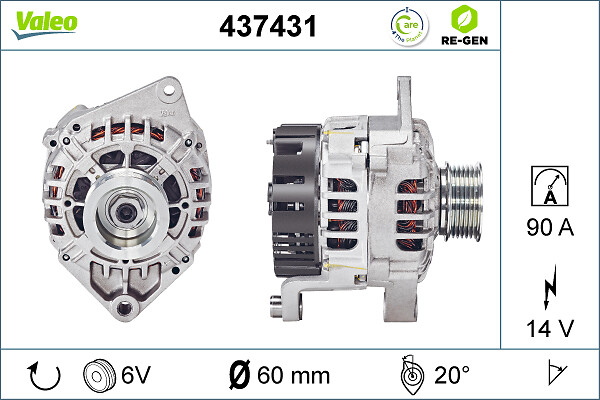 VALEO 437431 Generator