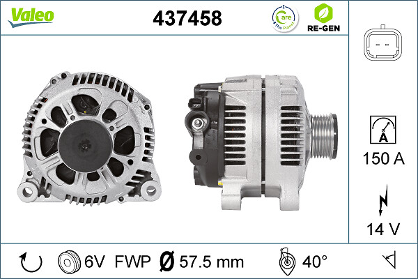 VALEO 437458 Generator
