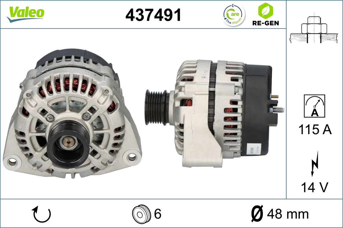 VALEO 437491 Generator