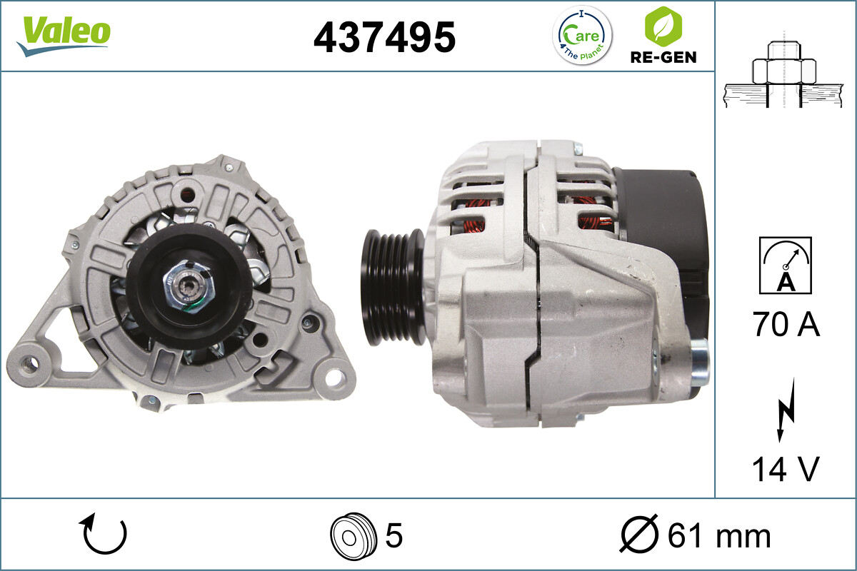 VALEO 437495 Generator