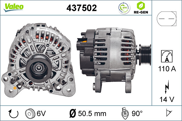 VALEO 437502 Generator
