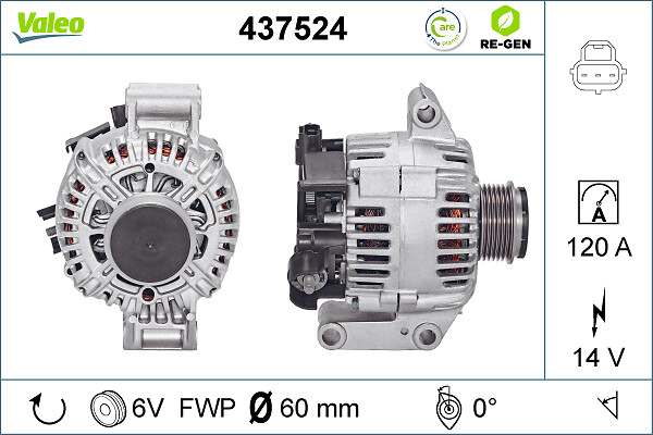 VALEO 437524 Generator