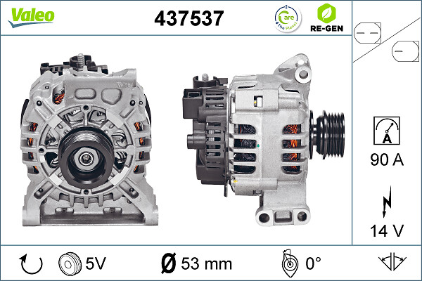 VALEO 437537 Generator