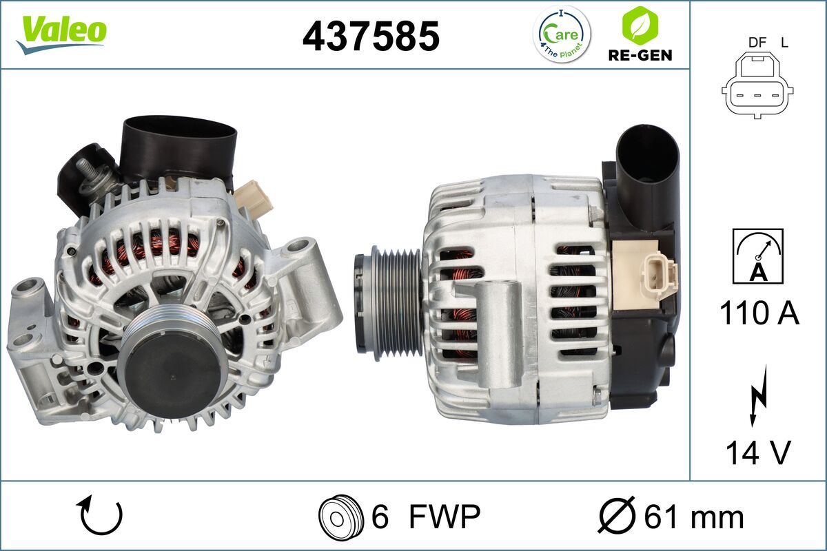 VALEO 437585 Generator