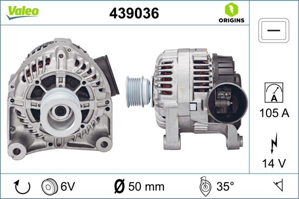 VALEO 439036 Generator