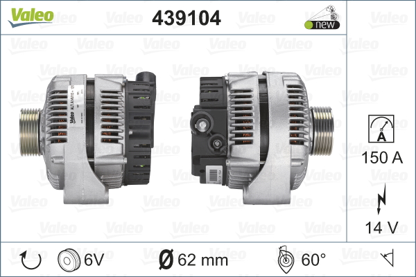 VALEO 439104 Generator