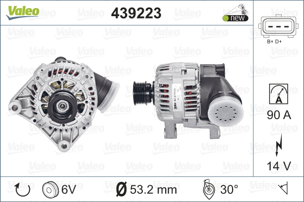VALEO 439223 Generator