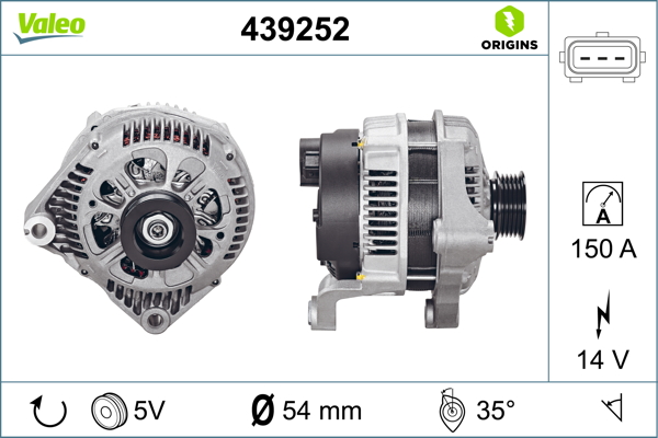 VALEO 439252 Generator