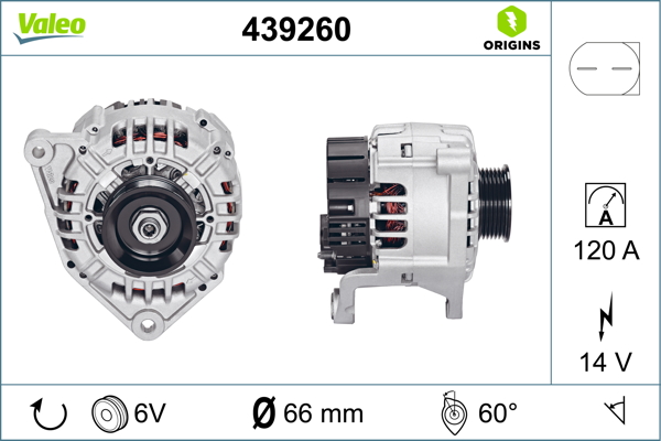 VALEO 439260 Generator