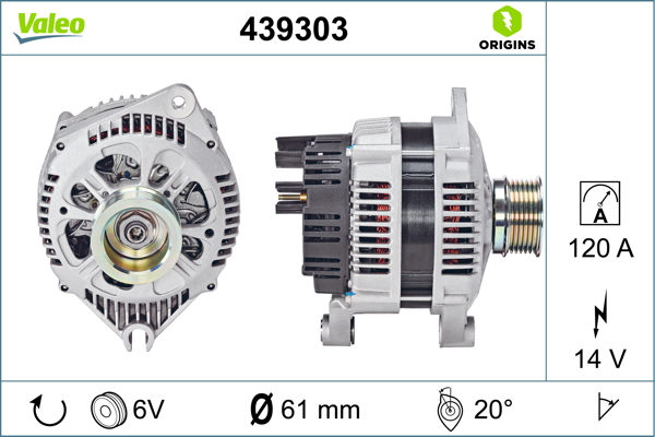 VALEO 439303 Generator