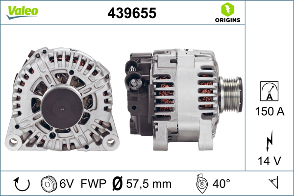 VALEO 439655 Generator