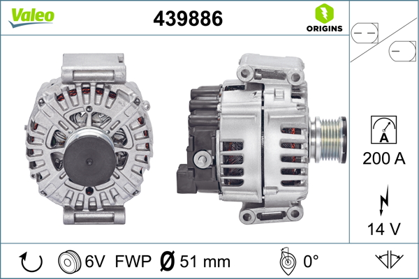 VALEO 439886 Generator