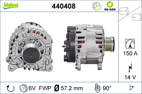 VALEO 440408 Alternatore-Alternatore-Ricambi Euro