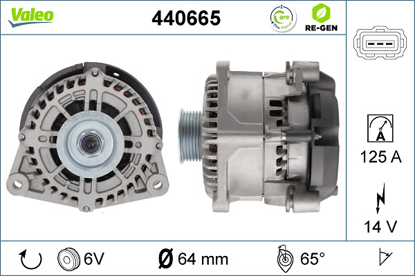 VALEO 440665 Alternatore