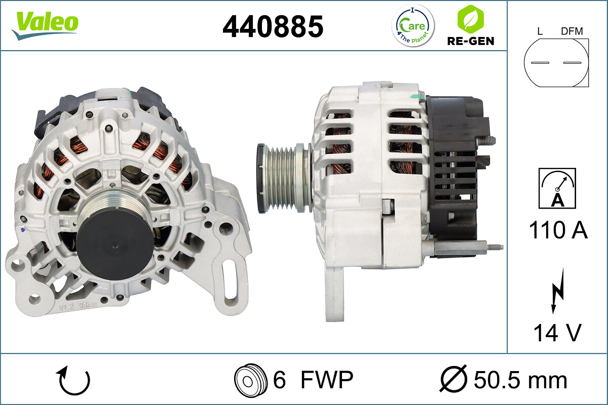 VALEO 440885 Generator