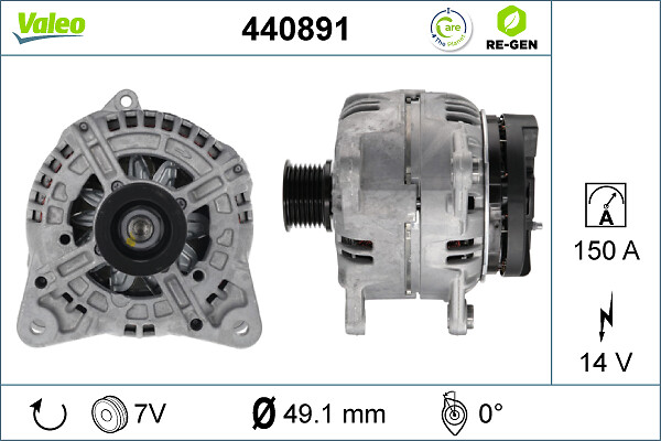 VALEO 440891 Alternatore