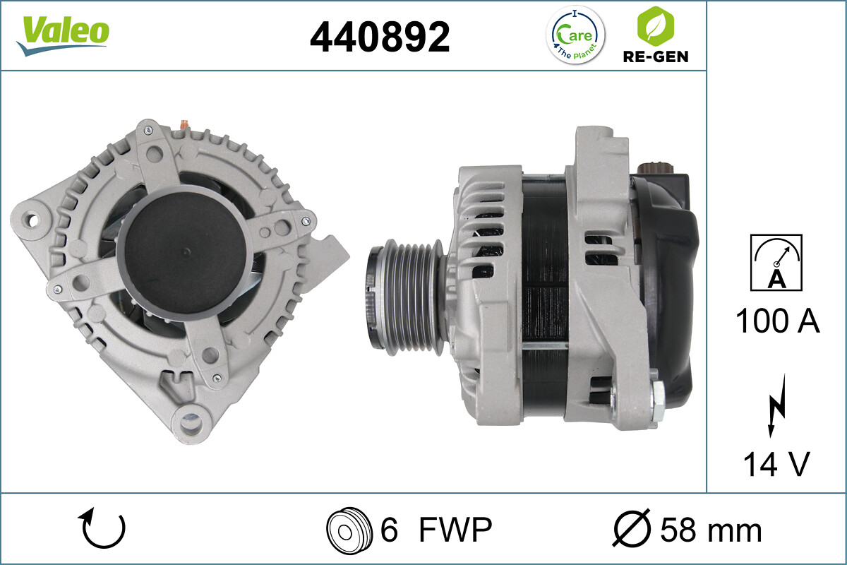 VALEO 440892 Generator