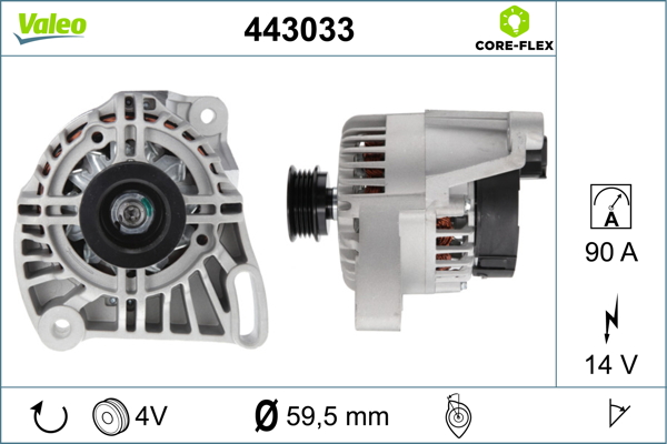 VALEO 443033 Generator
