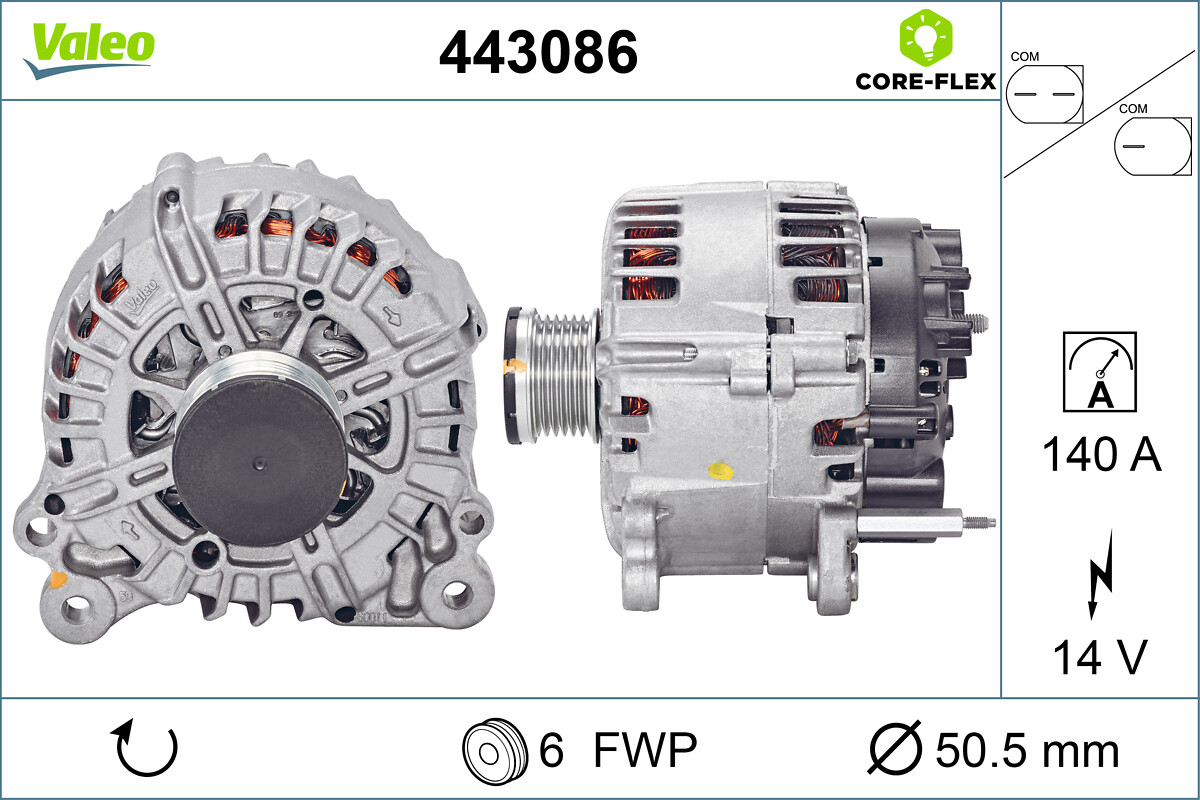 VALEO 443086 Generator