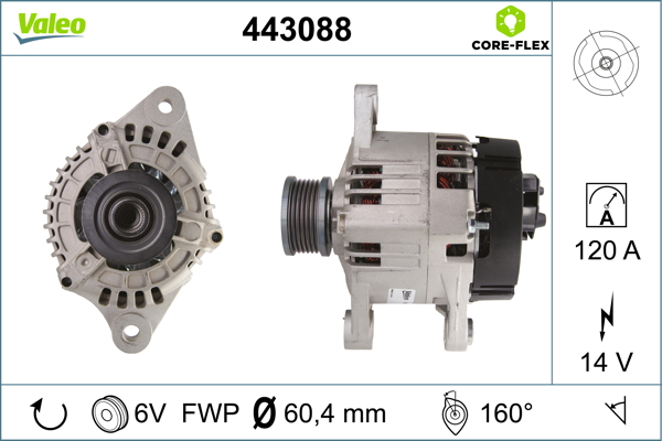VALEO 443088 Generator