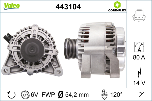 VALEO 443104 Generator