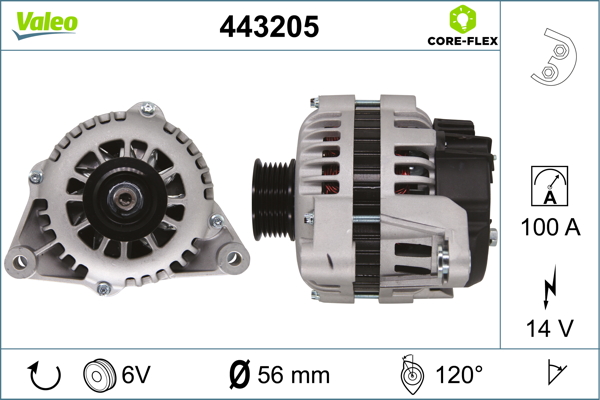 VALEO 443205 Generator