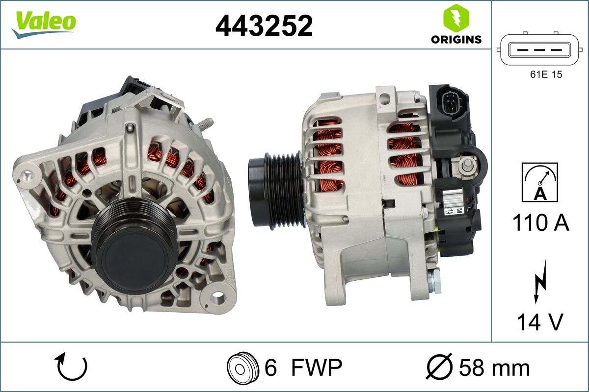 VALEO 443252 Generator