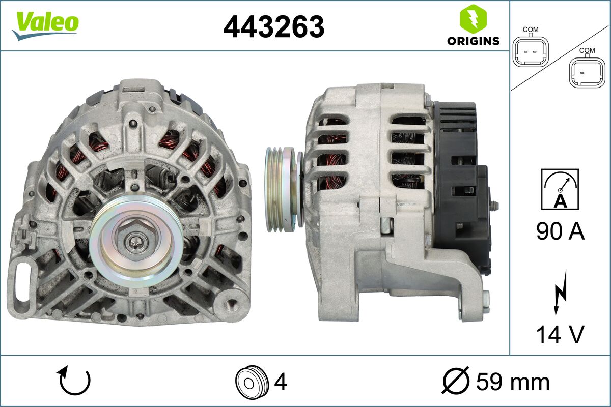 VALEO 443263 Generator