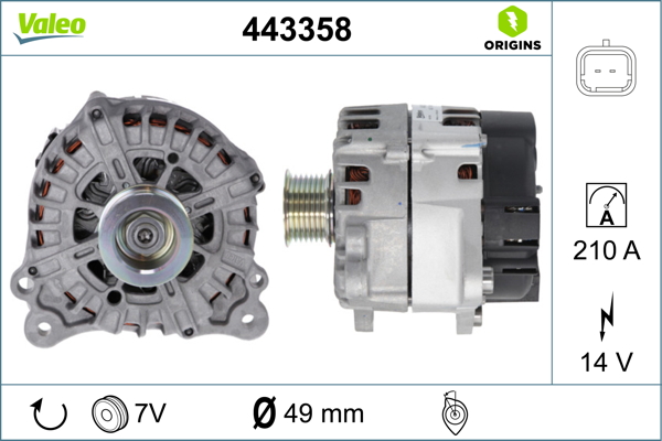 VALEO 443358 Generator