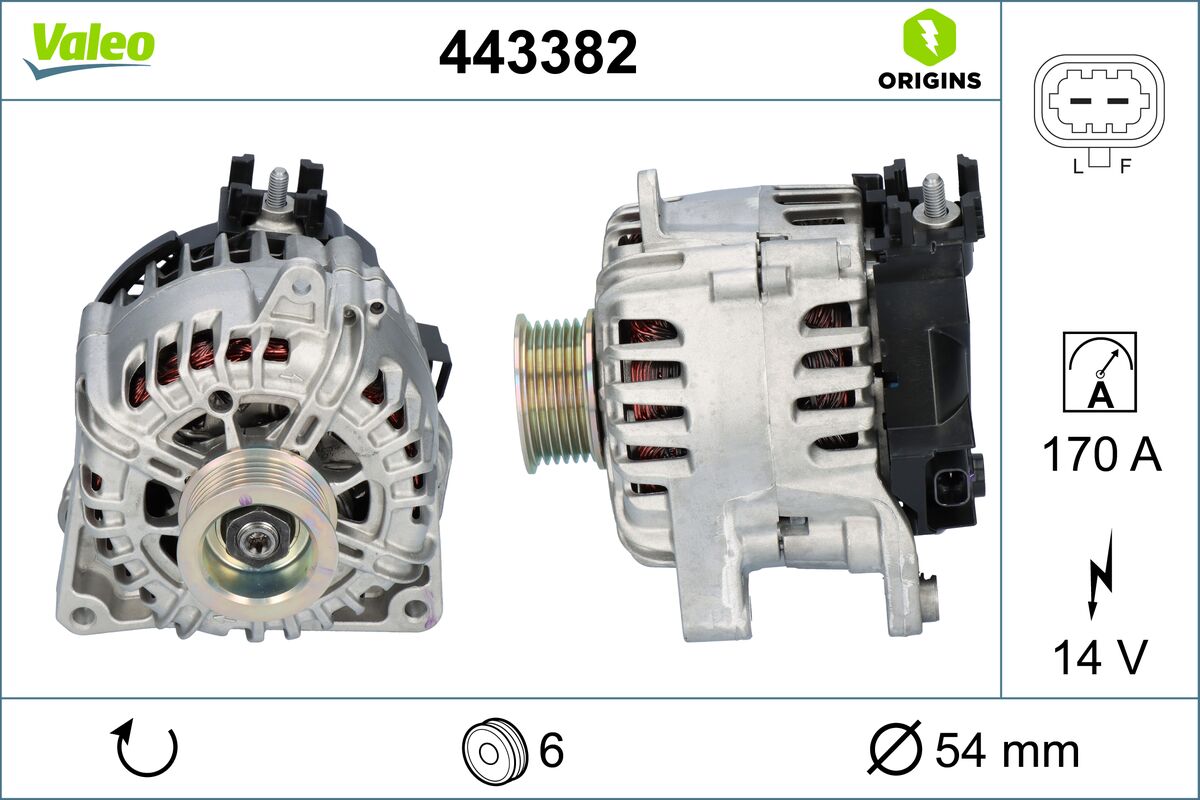 VALEO 443382 Generator