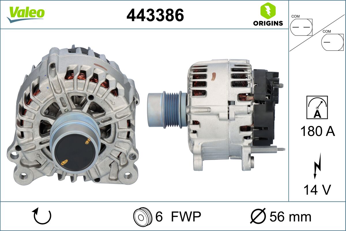 VALEO 443386 Generator