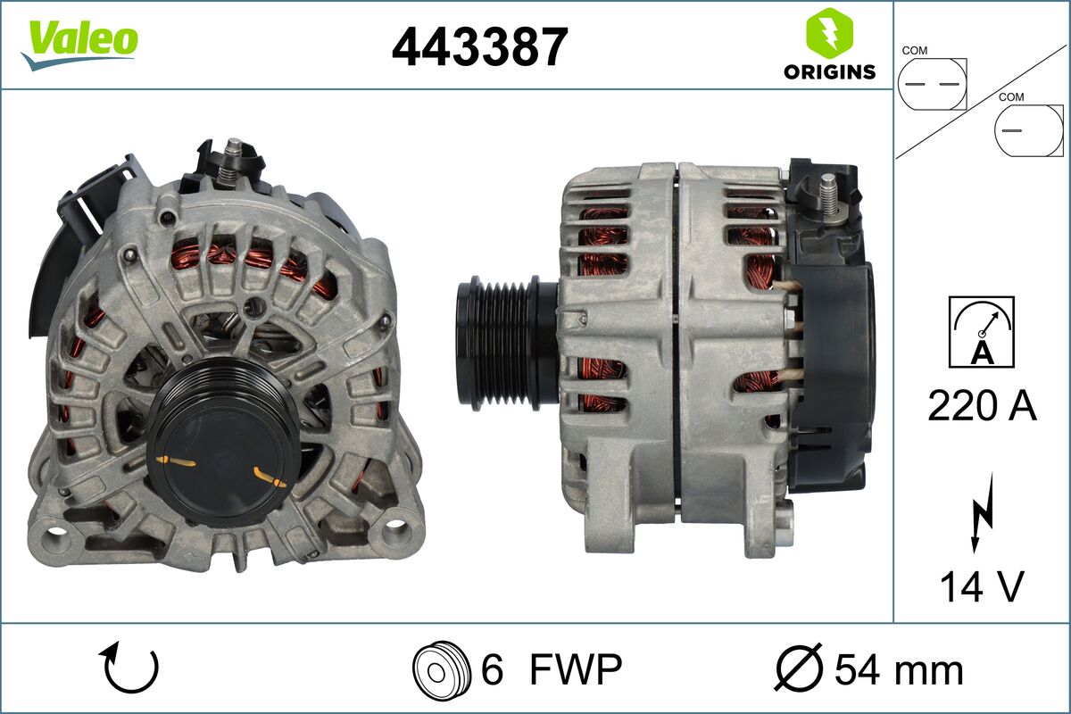VALEO 443387 Generator