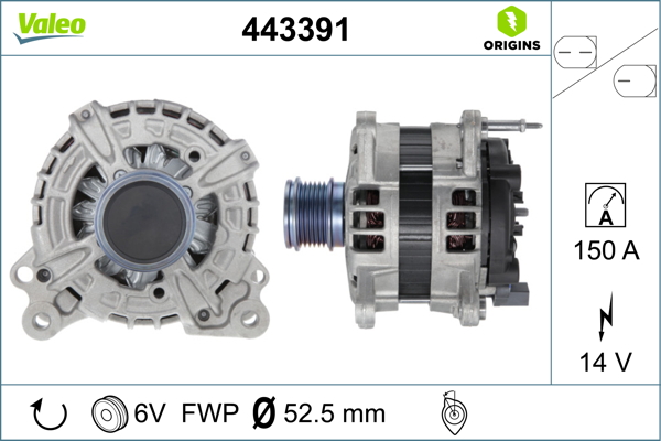 VALEO 443391 Generator
