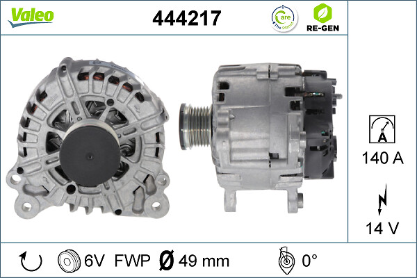 VALEO 444217 generátor