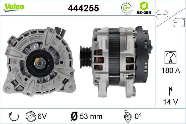 VALEO 444255 Alternatore