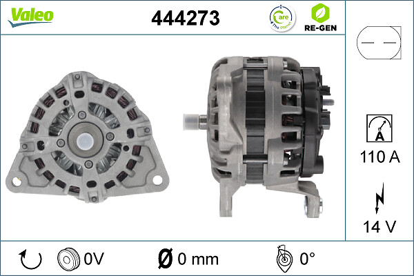 VALEO 444273 Alternatore