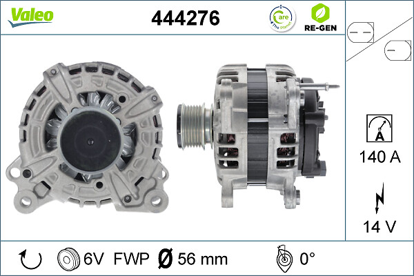 VALEO 444276 Alternatore