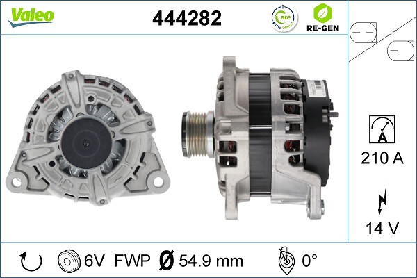 VALEO 444282 Alternatore