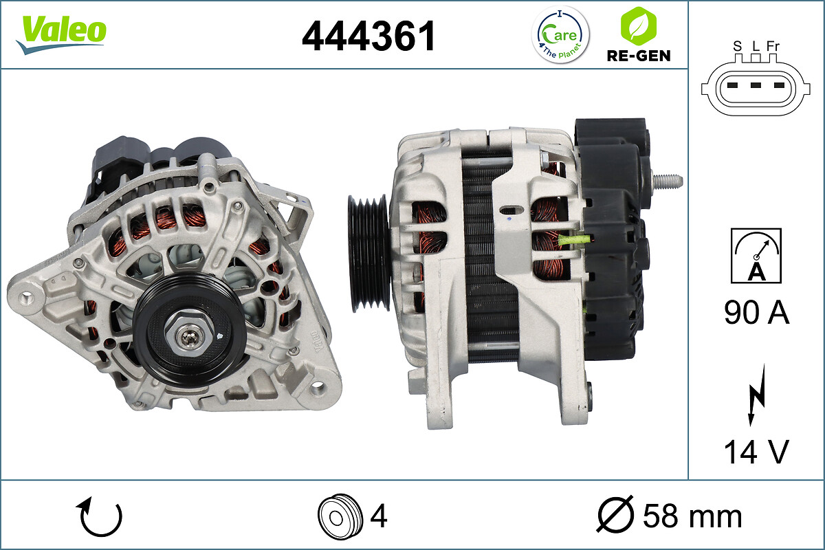 VALEO 444361 Generator