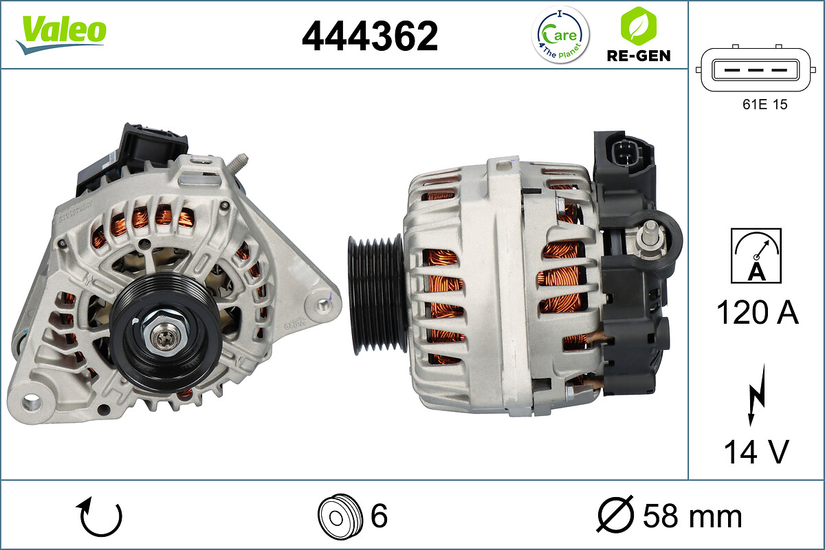 VALEO 444362 Generator