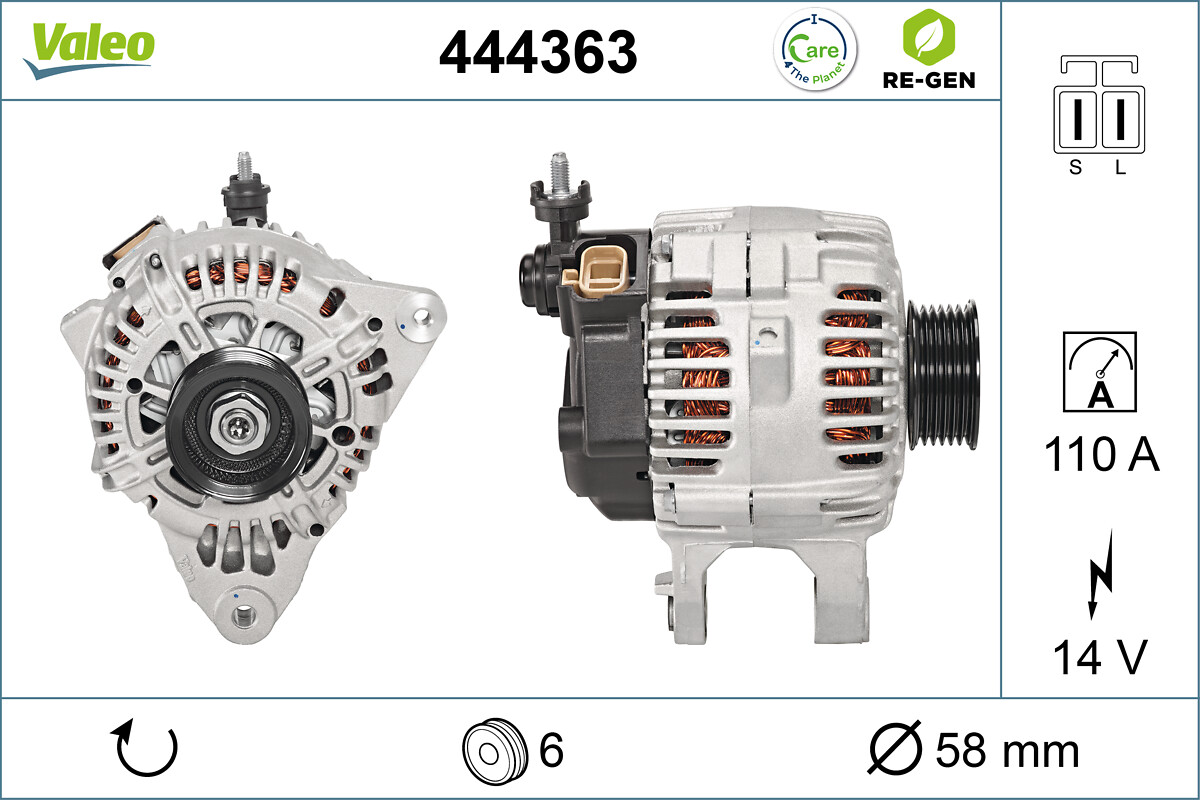 VALEO 444363 Generator