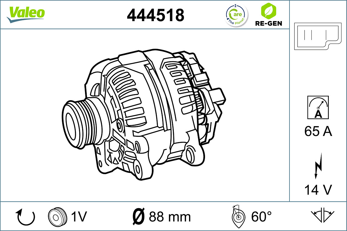 VALEO 444518 VALEO RE-GEN...