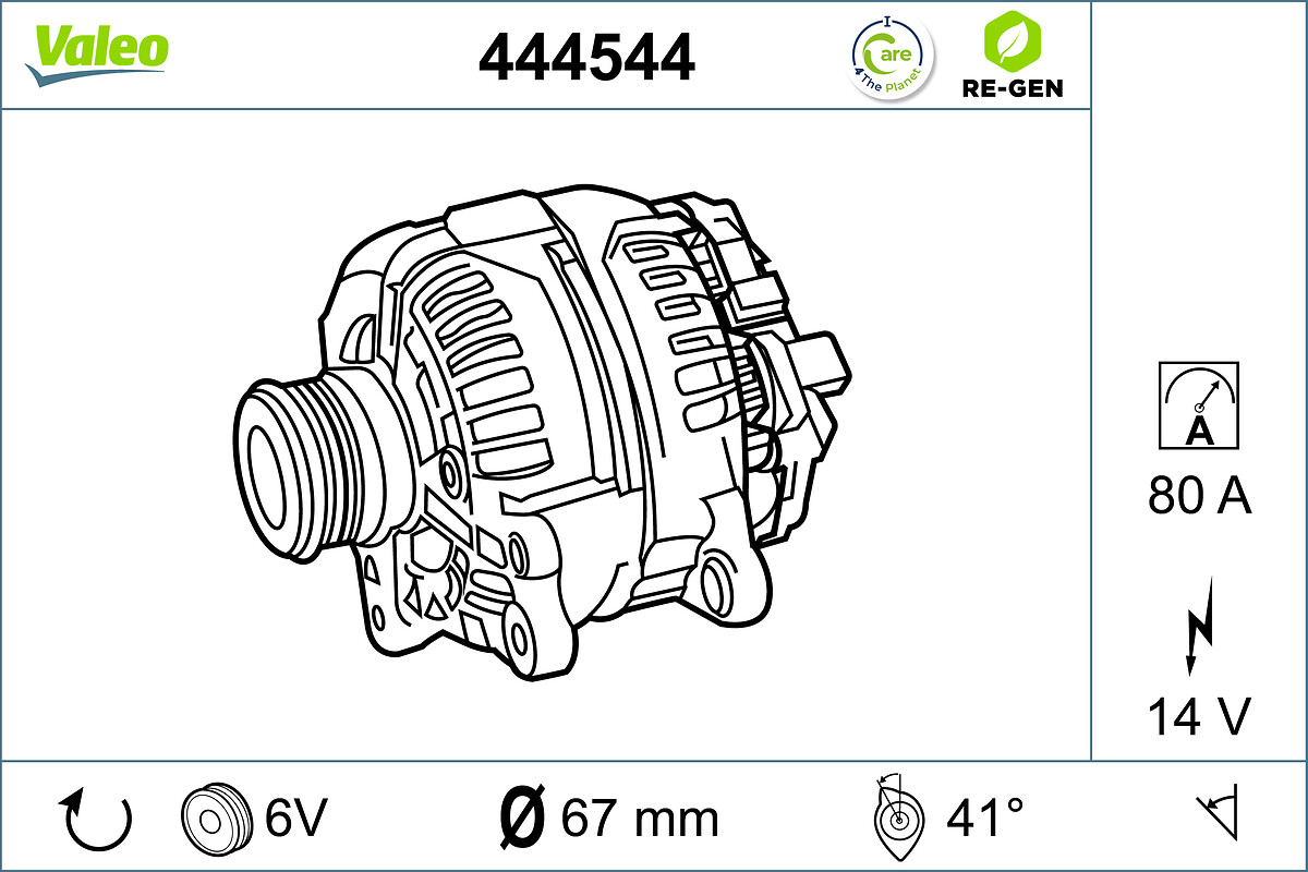 VALEO 444544 VALEO RE-GEN...