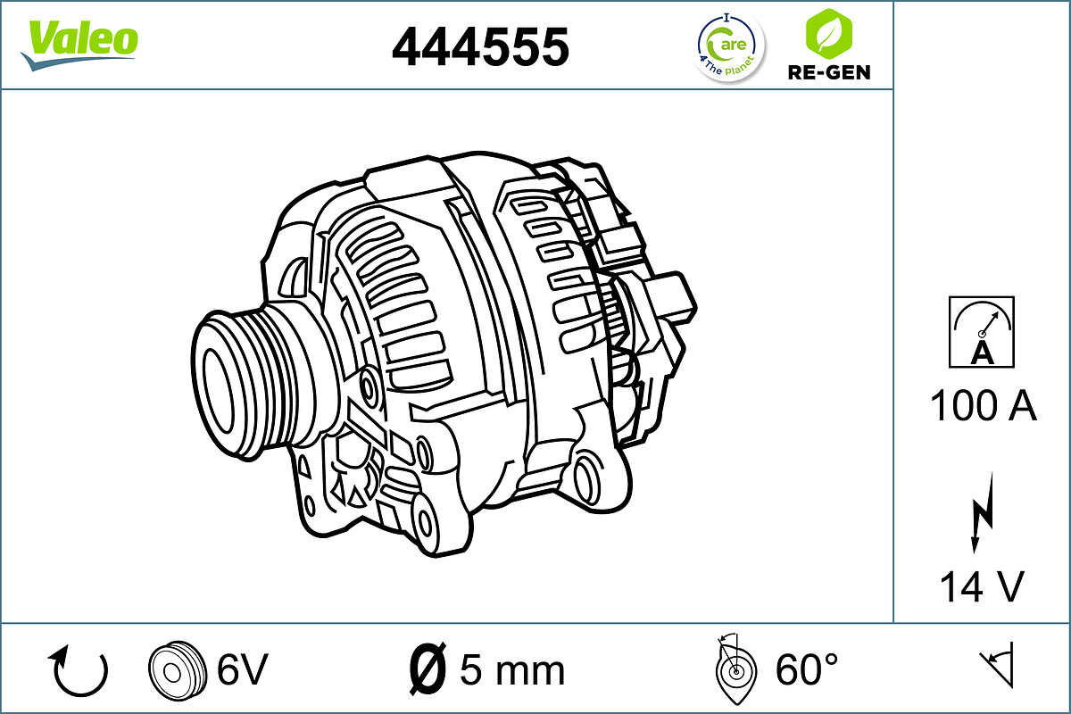 VALEO 444555 VALEO RE-GEN...