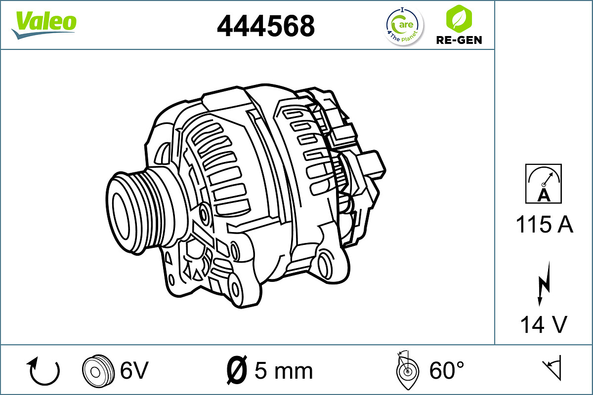 VALEO 444568 VALEO RE-GEN...