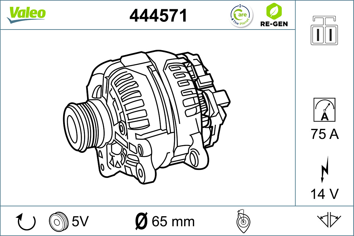VALEO 444571 VALEO RE-GEN...