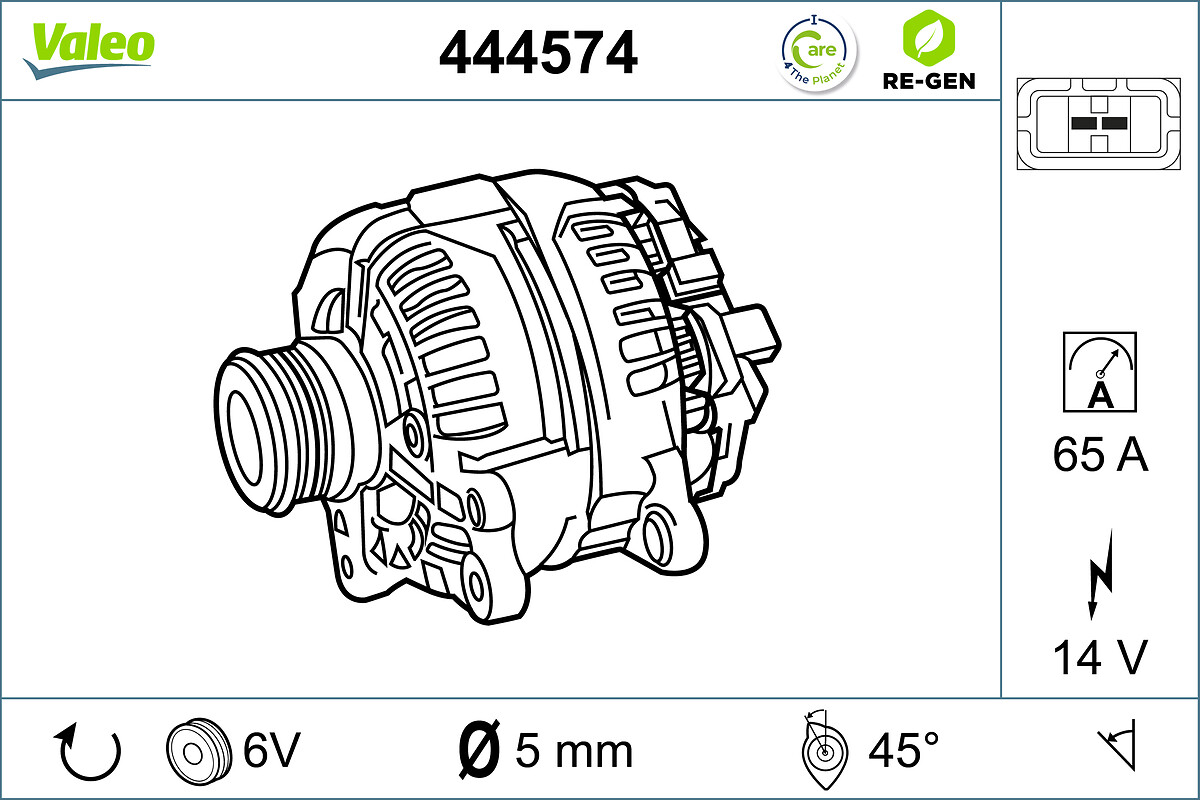 VALEO 444574 VALEO RE-GEN...