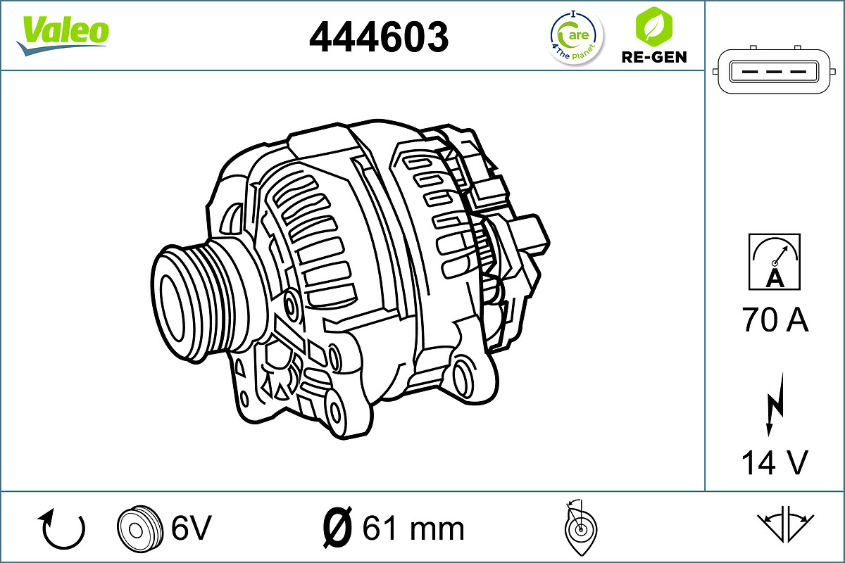 VALEO 444603 VALEO RE-GEN...