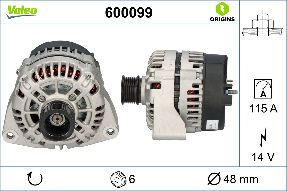 VALEO 600099 Generator